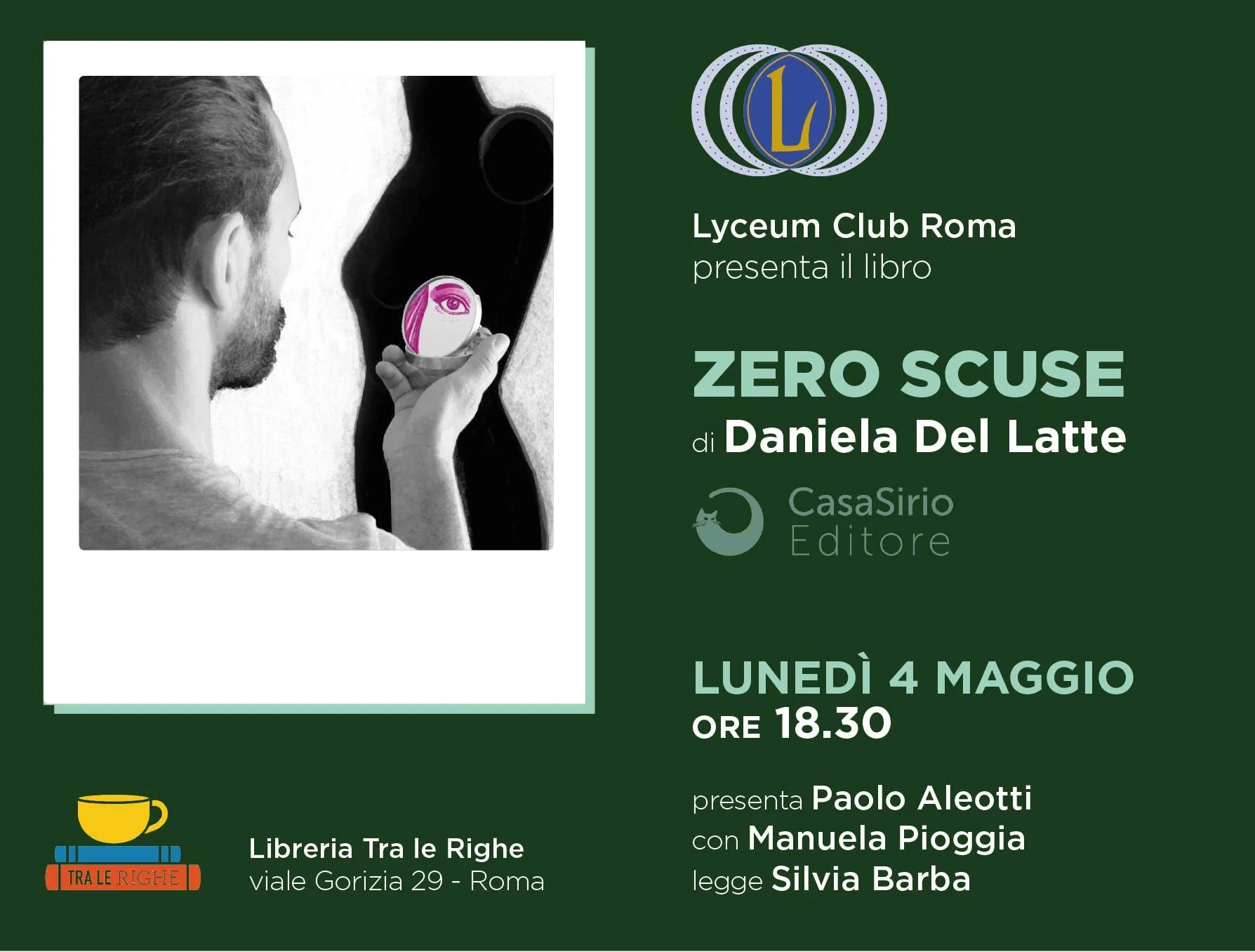 “Zero scuse” - incontro con l’autrice Daniela Del Latte