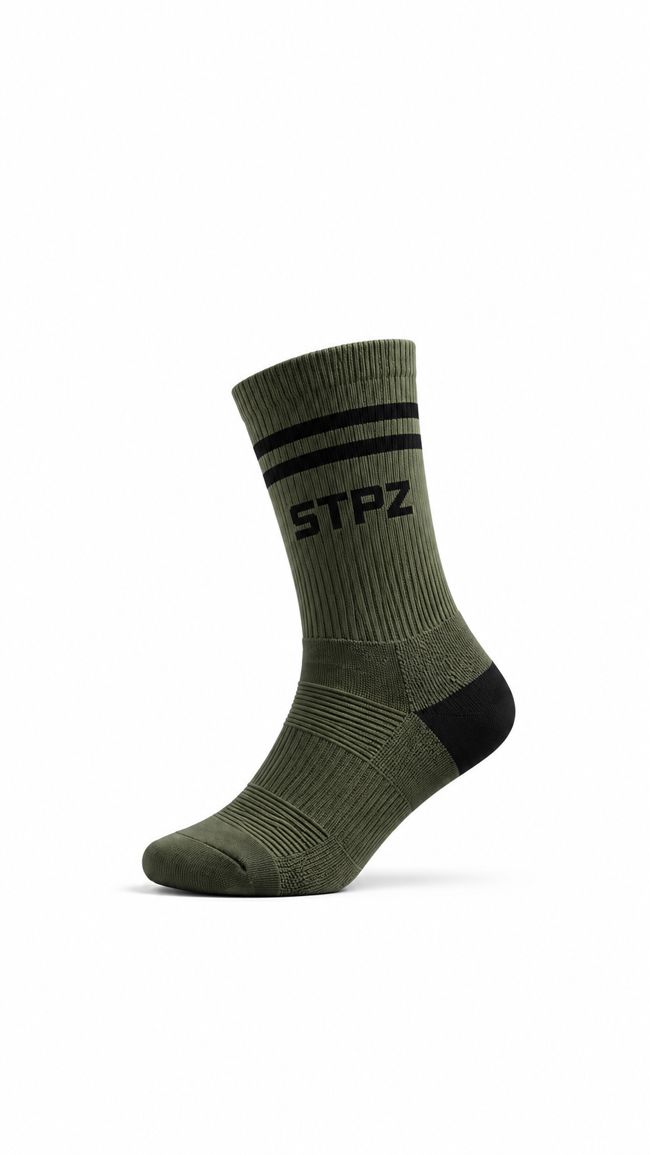Olive Green STPZ Performance Sock.png