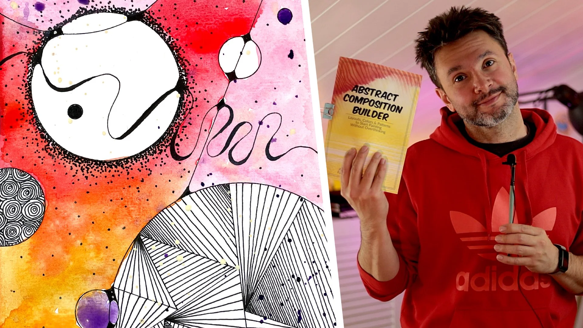 Fab Works Watercolour ~ What to Paint When You Have No Ideas: Abstract Watercolor for Beginners [usual price $10/£7.50]