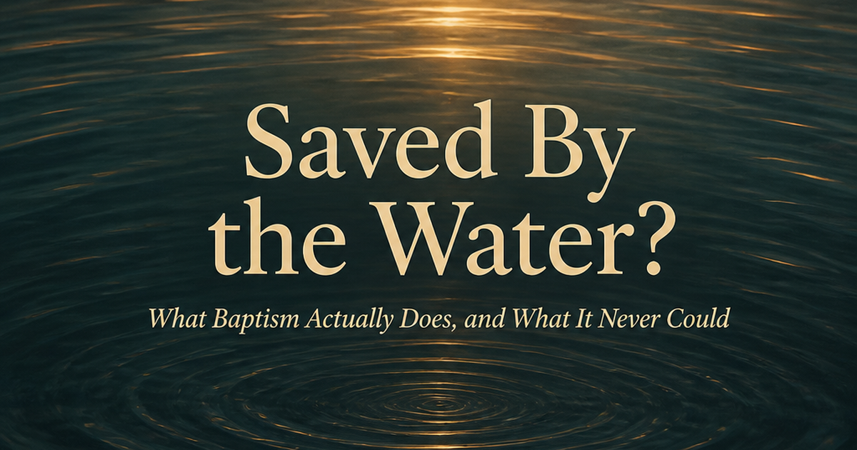 Saved By the Water?