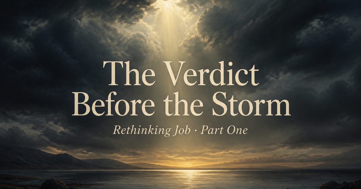 The Verdict Before the Storm (Part 1)