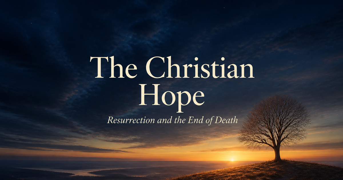 The Christian Hope: Resurrection and the End of Death
