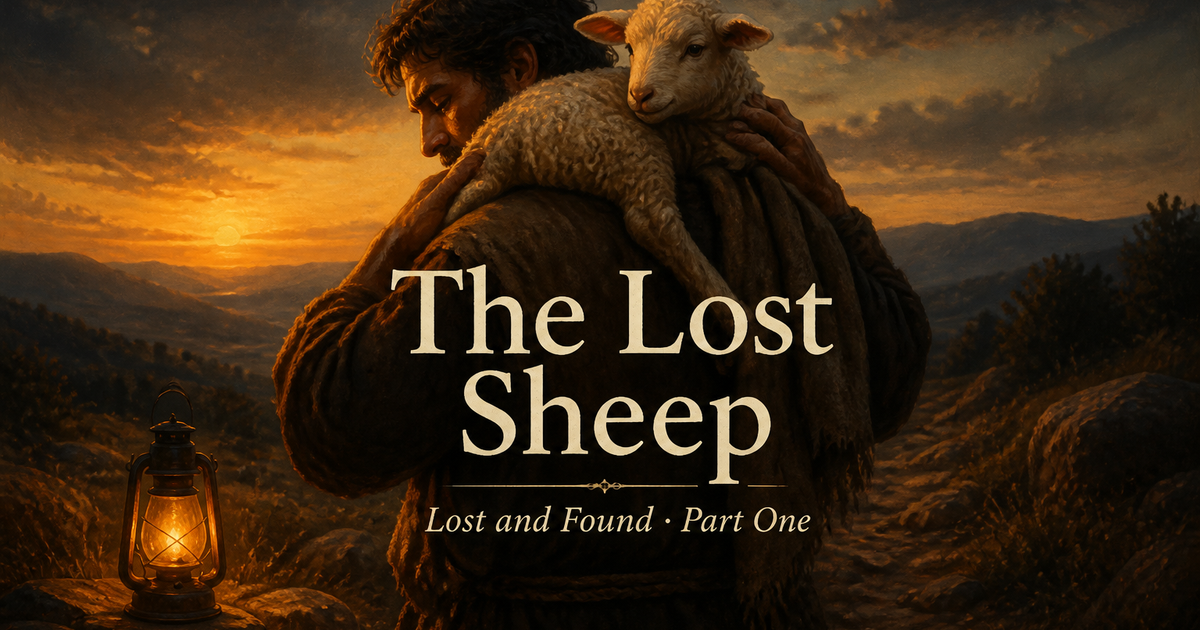 The Lost Sheep Was Never About You Finding God