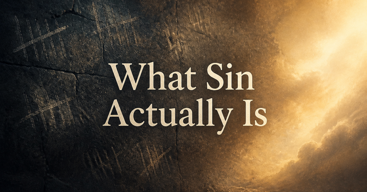 What Sin Actually Is
