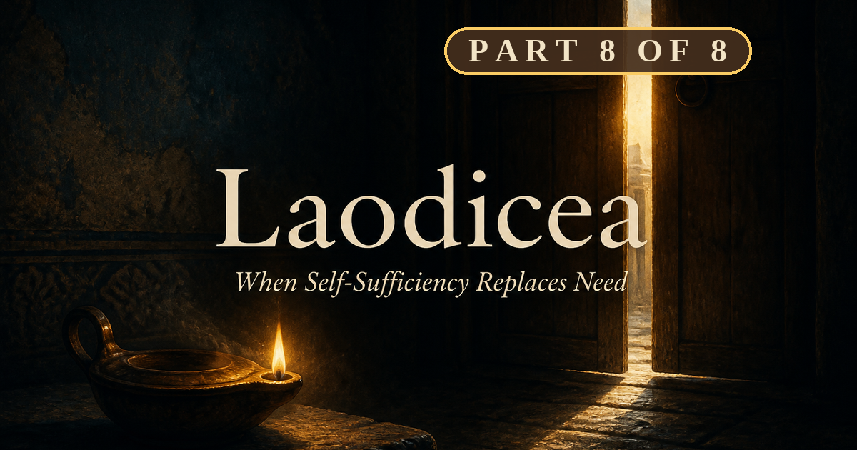 Laodicea – When Self-Sufficiency Replaces Need