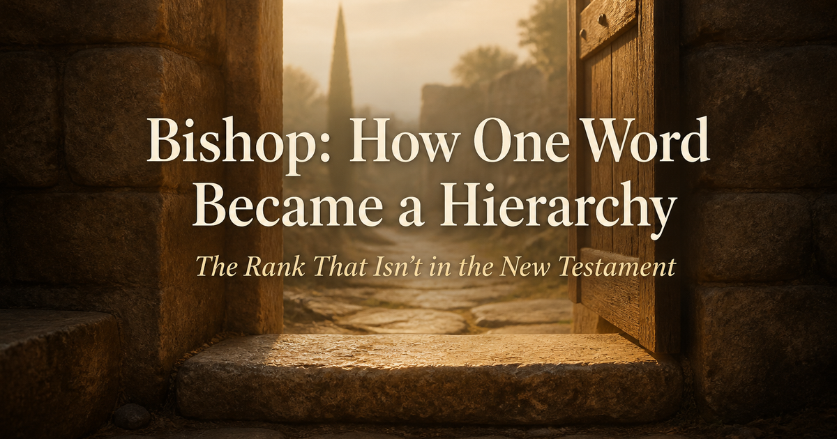 Bishop: How One Word Became a Hierarchy