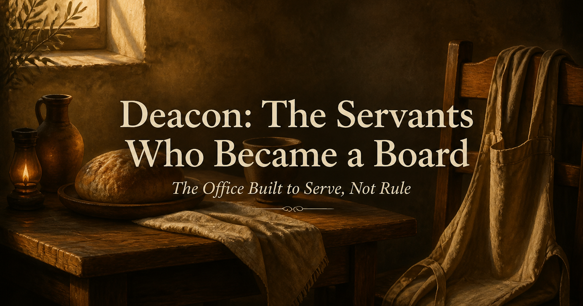 Deacon: The Servants Who Became a Board