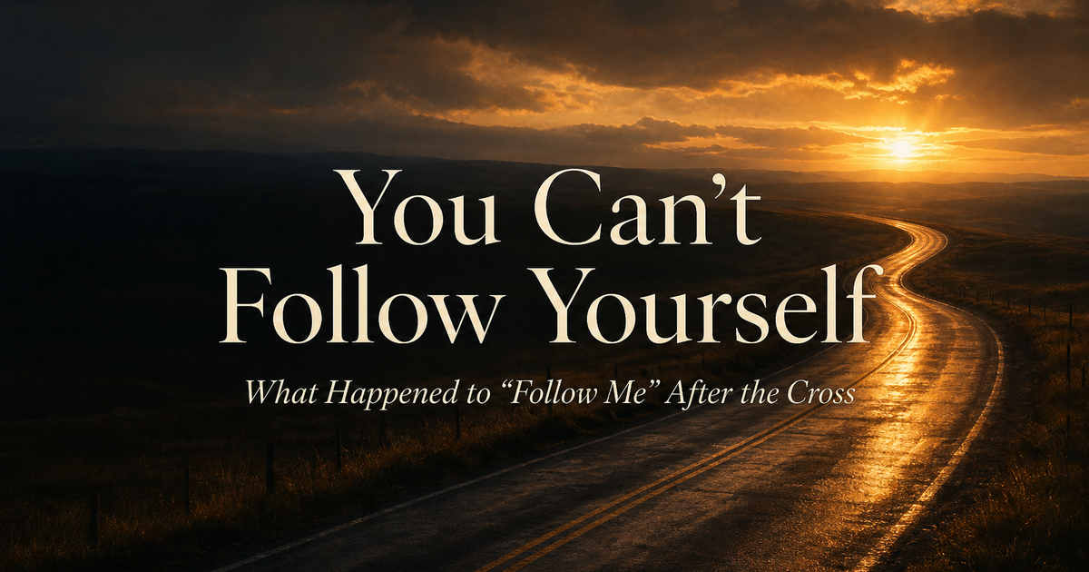 You Can’t Follow Yourself