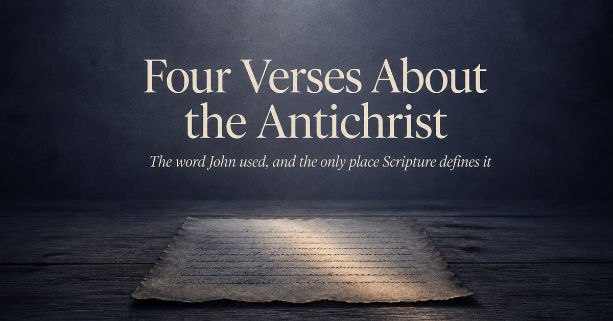 Four Verses About the Antichrist