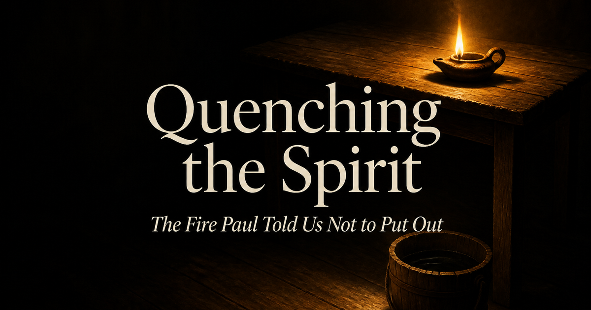 Quenching the Spirit