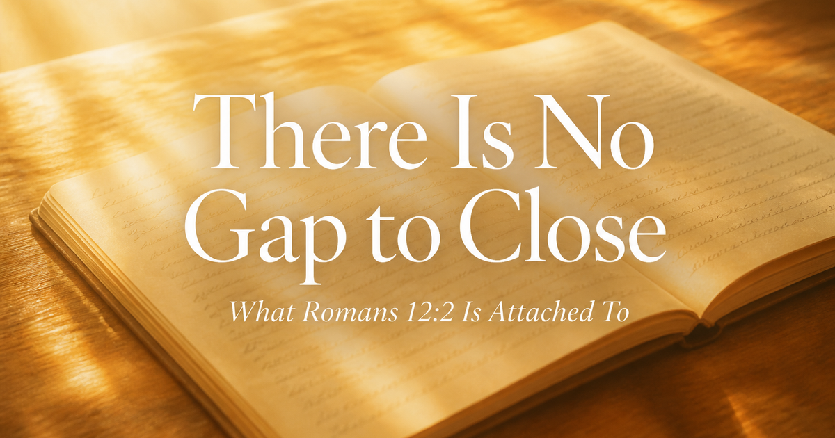 There Is No Gap to Close