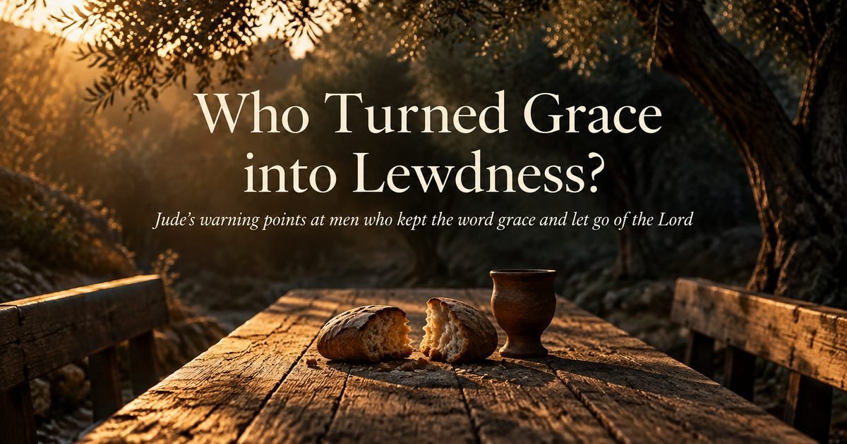 Who Turned Grace into Lewdness?