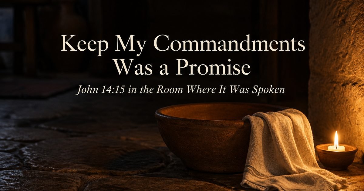 Keep My Commandments Was a Promise