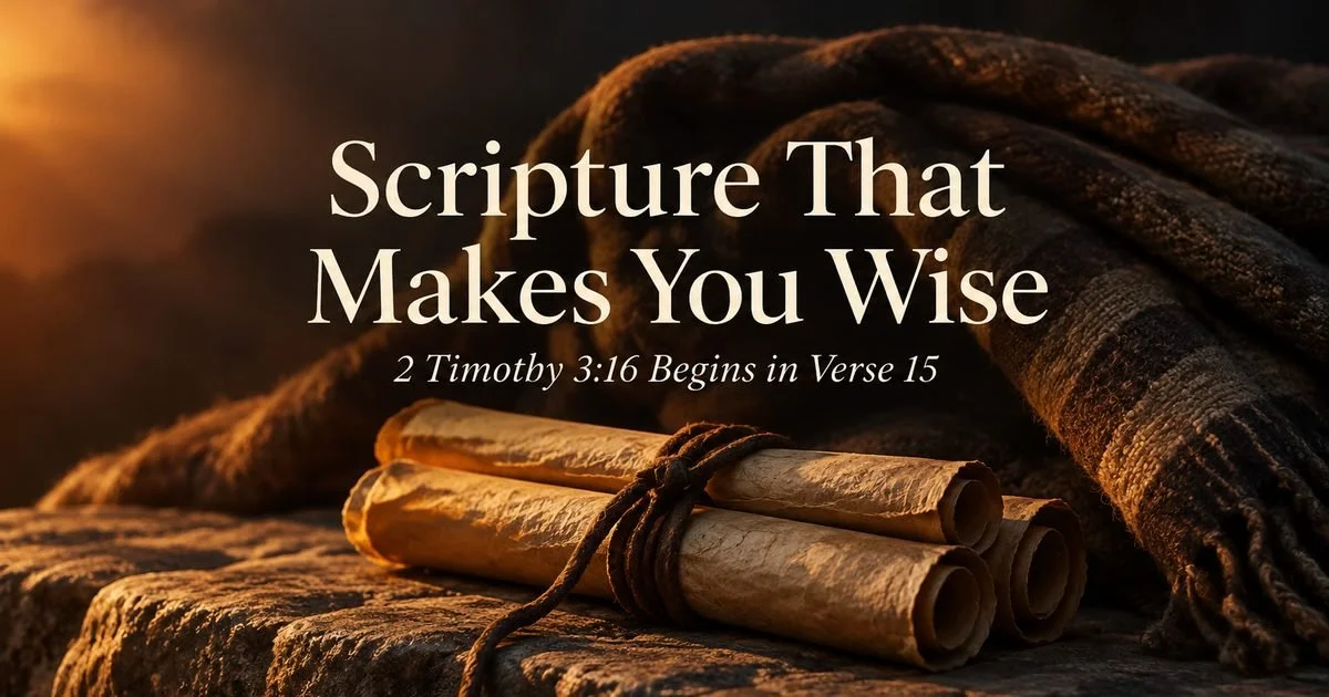 Scripture That Makes You Wise