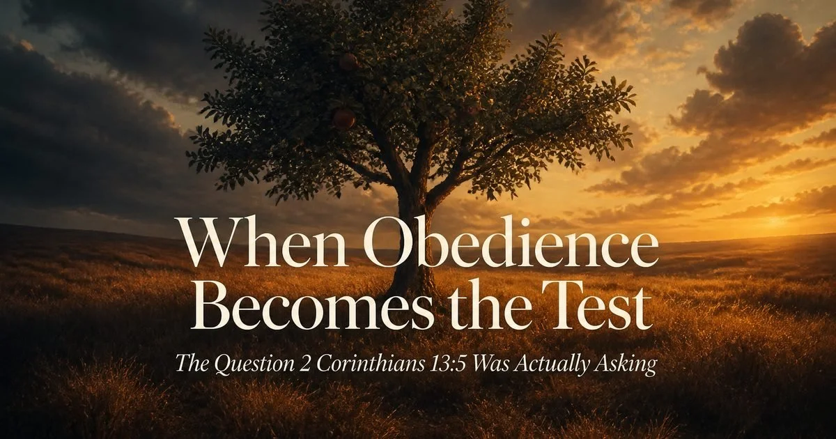 When Obedience Becomes the Test