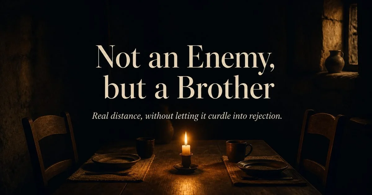 Not an Enemy, but a Brother