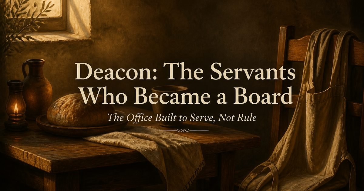 Deacon: The Servants Who Became a Board