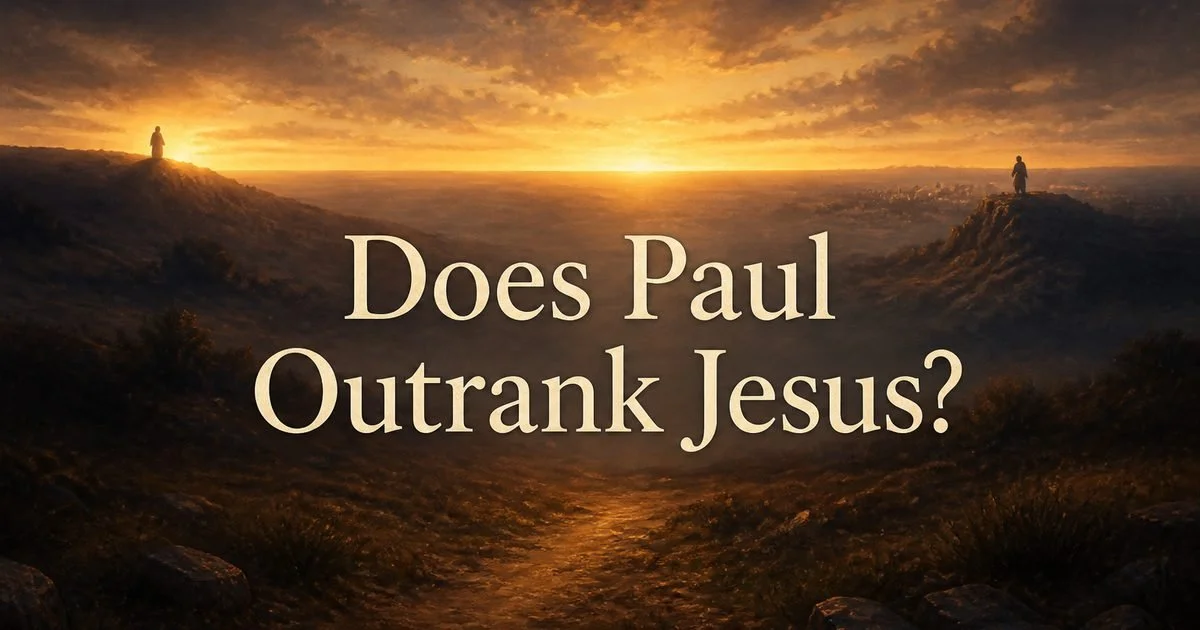 Does Paul Outrank Jesus?