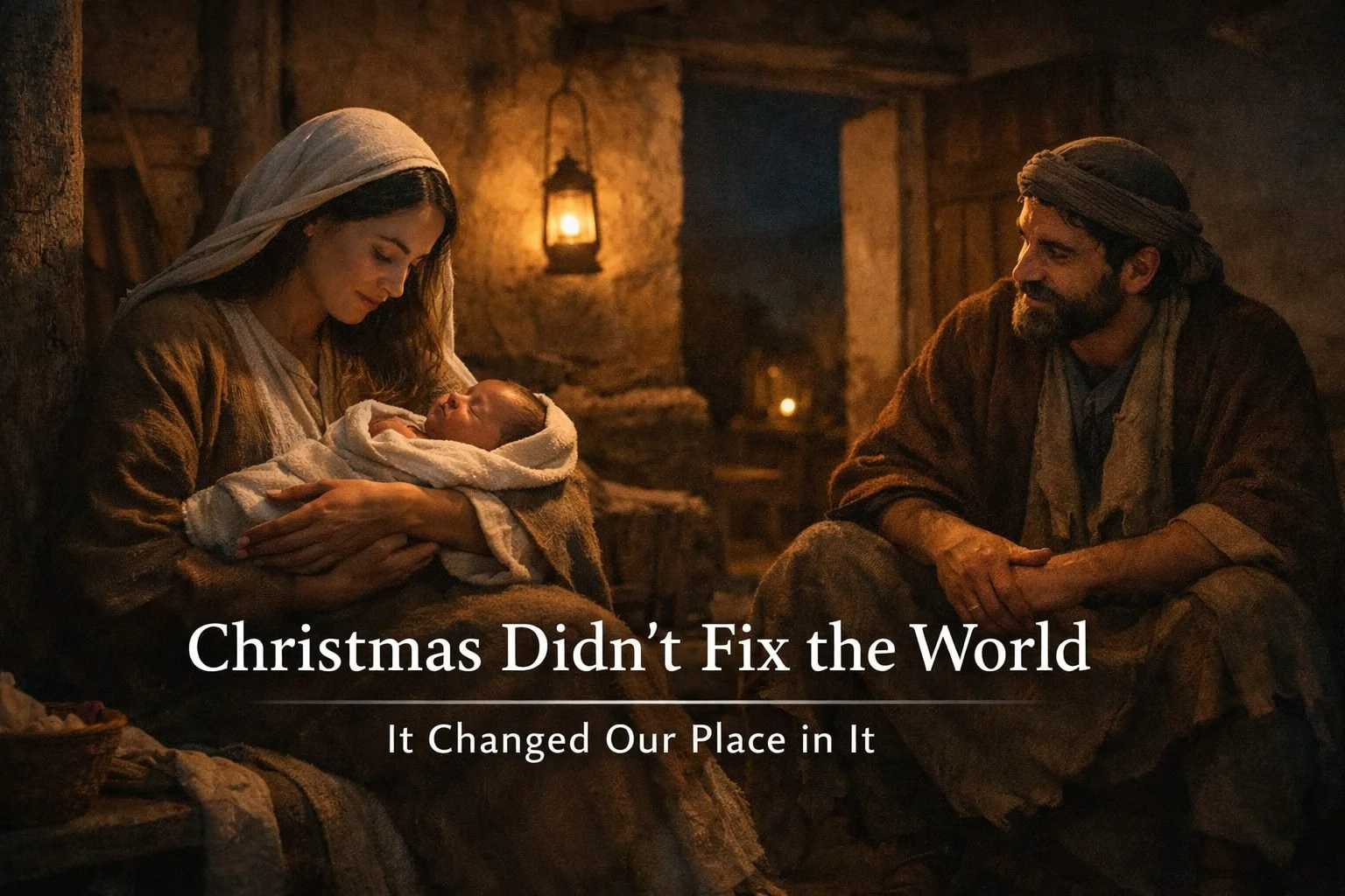 Christmas Didn’t Fix the World - It Changed Our Place in It