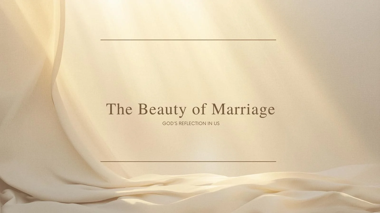 The Beauty of Marriage: God’s Reflection in Us