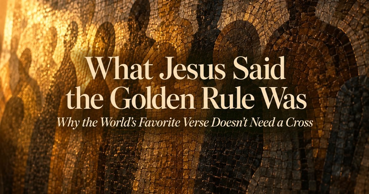 What Jesus Said the Golden Rule Was