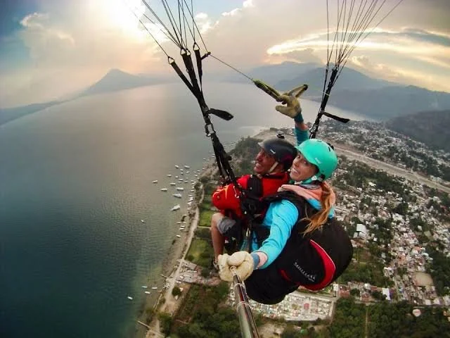 lake atitlan paragliding womens retreat guatemala