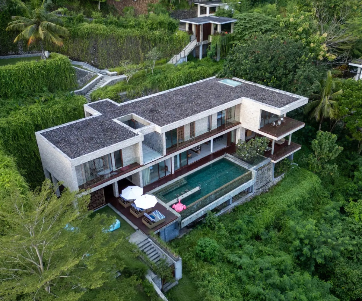 Thurayya Retreat Lombok villa top view