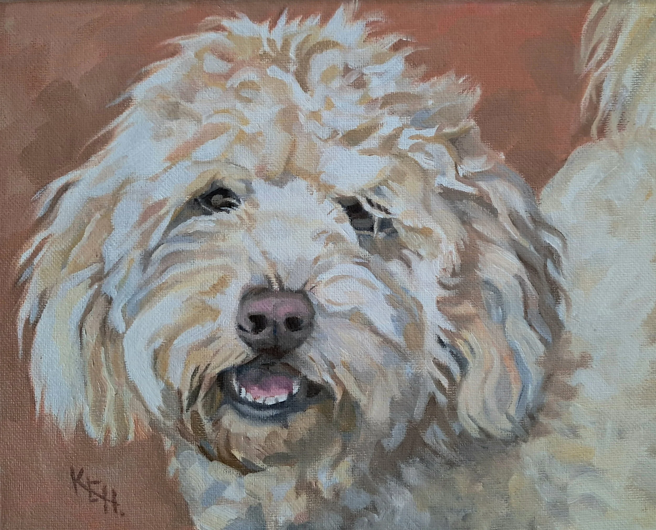 'Maple' Oil on Canvas 10 x 8 (Private commission)
