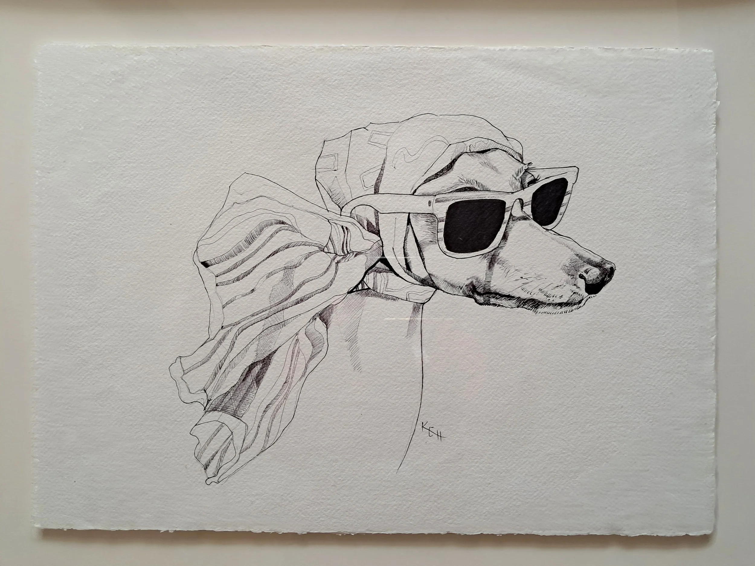 I Don't Recall Ever Feeling This Awake
60 x 44.5cm
Pen on Cotton Rag handmade Paper
£160