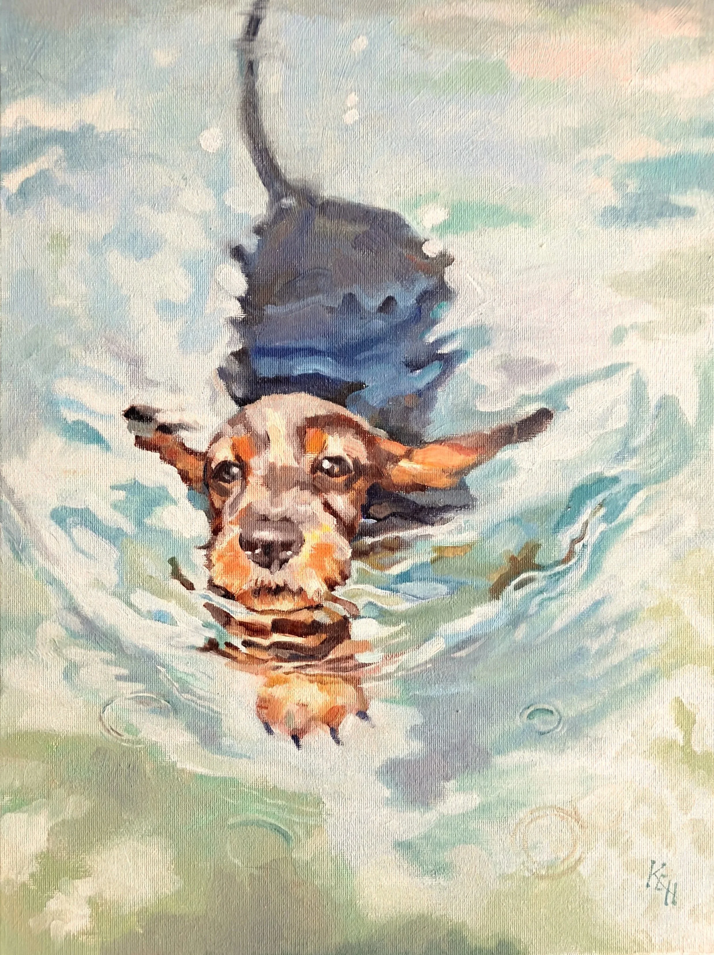 Waterbaby
40 x 30cm
Oil on Canvas
 - Not For Sale