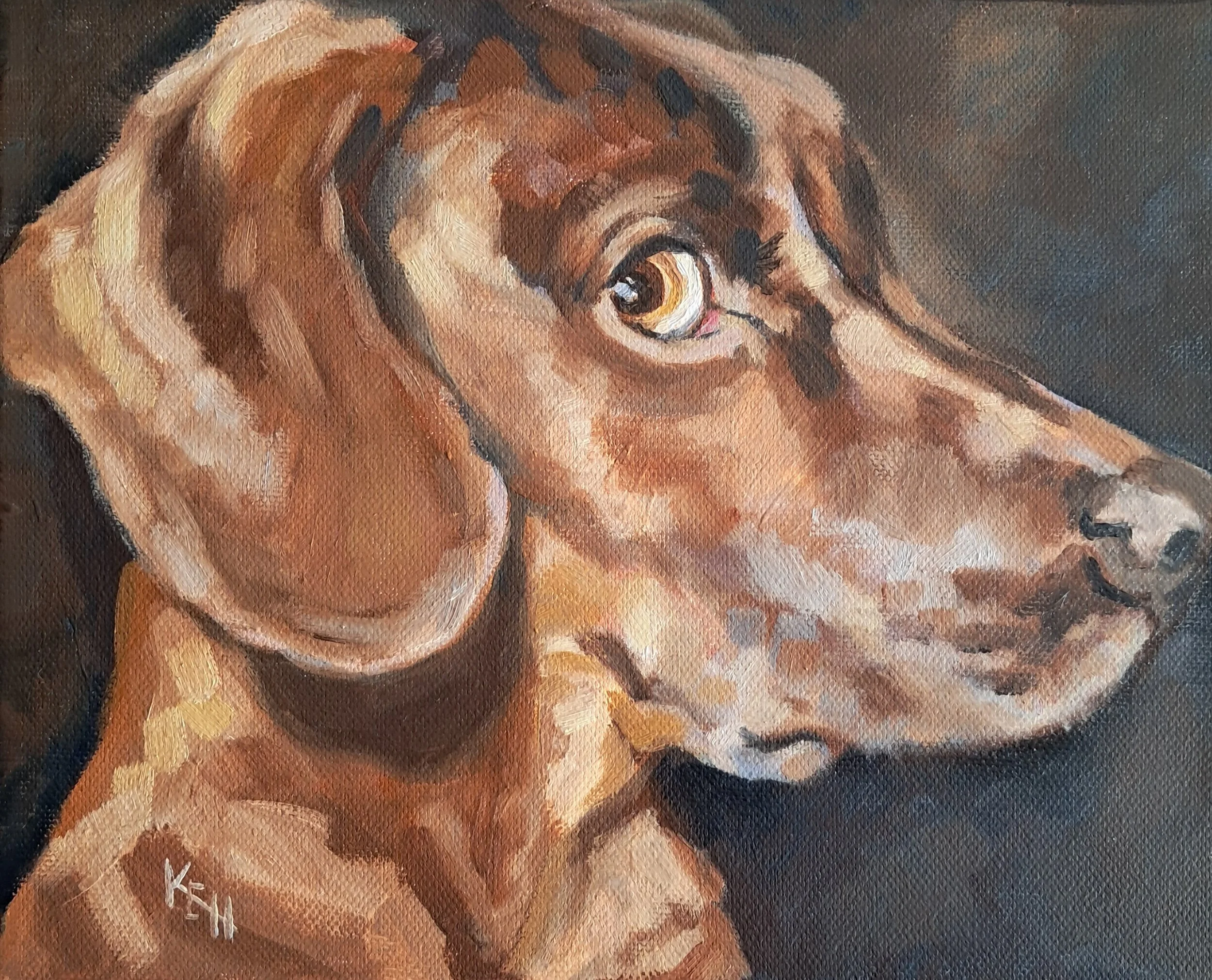 'It Wasn't Me III'
25 x 20cm
Oil on Canvas
£95