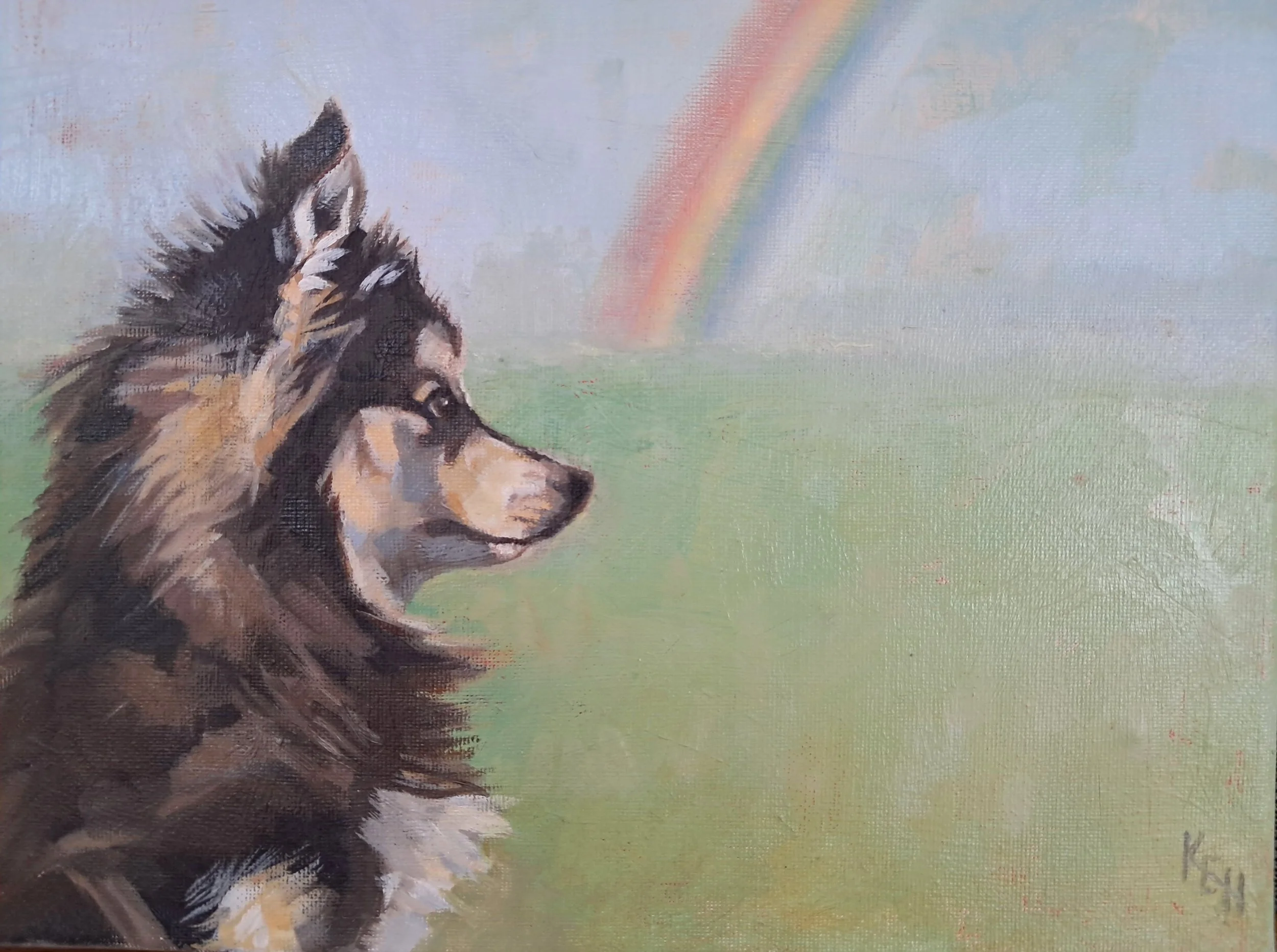 'Over The Rainbow'   Oil on Canvas (private collection)
