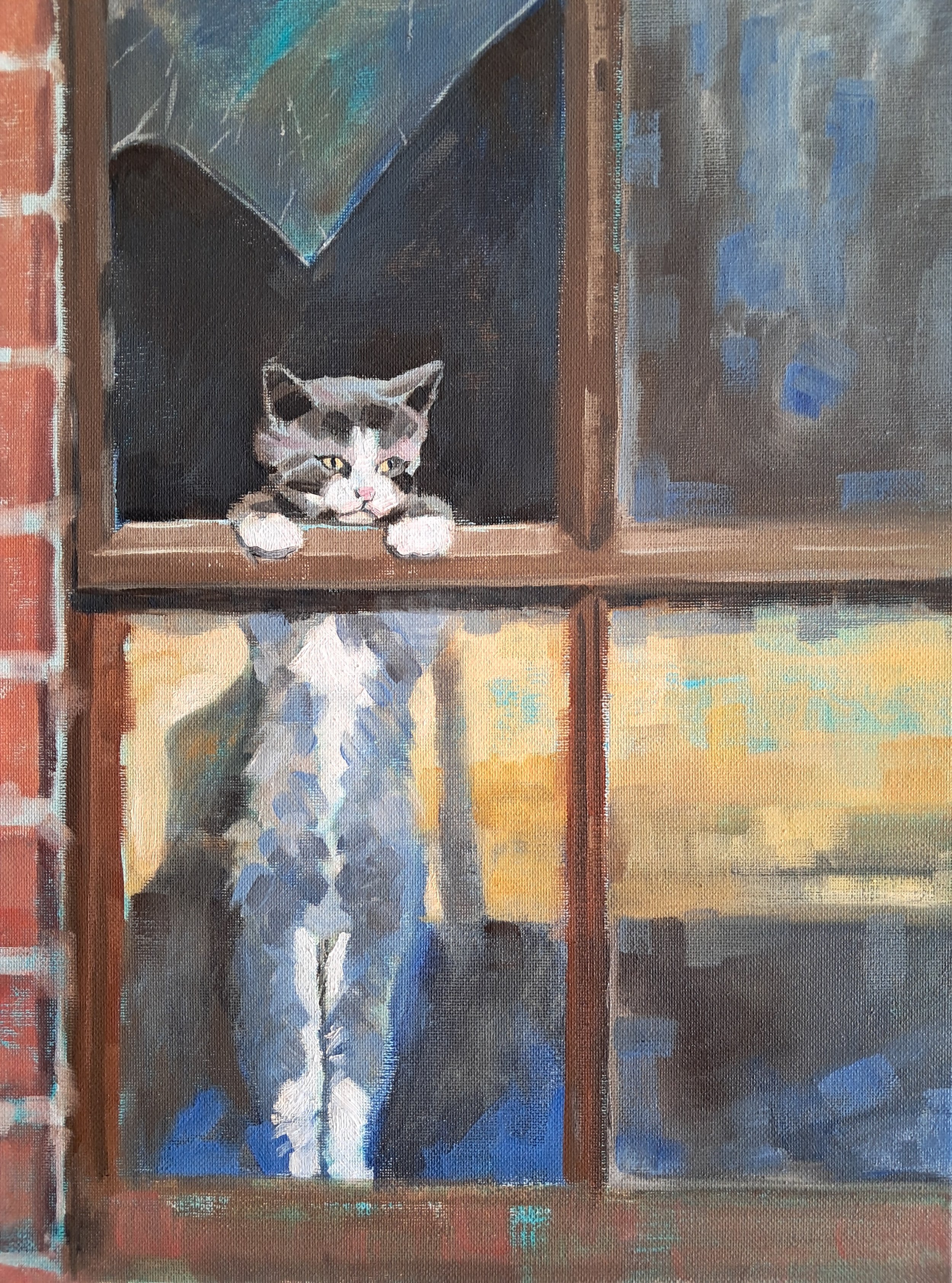 I Wish I was A Little Bit Taller
40 x 30cm
Oil on Canvas
£175 (SOLD)