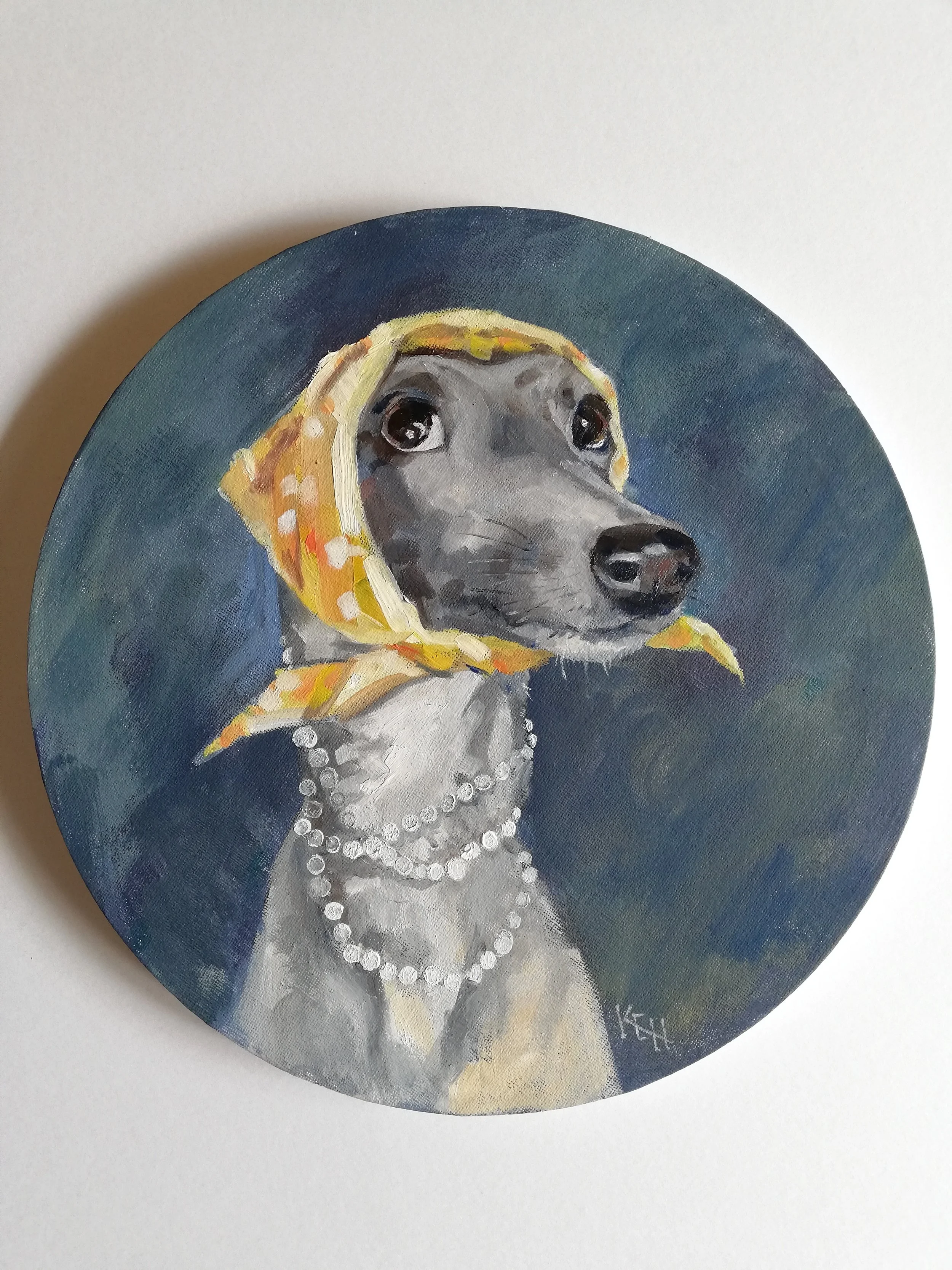 'Holly Golightly'
Oil on canvas
(SOLD)
