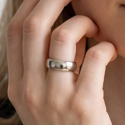 Tiffany & Co. "Forever" Platinum Wedding Band — 6mm