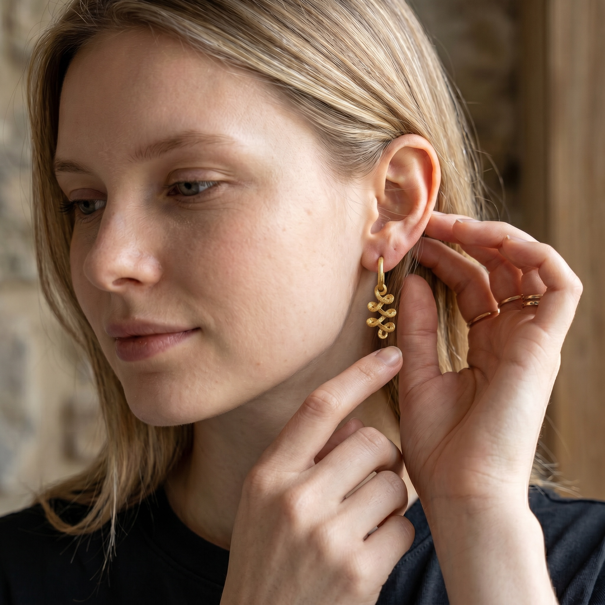 H. Stern “Celtic Dunes” Earrings in 18ct Yellow Gold