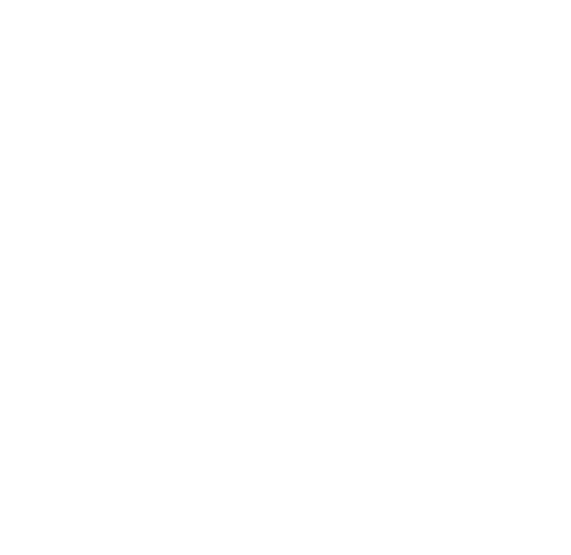 Weiße Umrisse zweier Hände, die Puzzleteile zusammensetzen, auf schwarzem Hintergrund.