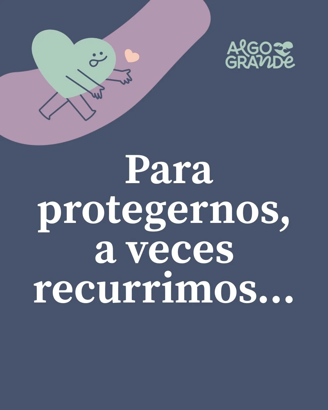 Para sobrevivir, aprendimos a defendernos. 👥

No porque quisi&eacute;ramos, sino porque no sab&iacute;amos c&oacute;mo hacerlo distinto. 

Usamos la iron&iacute;a para no mostrar dolor.
Nos alejamos emocionalmente para no sentir tanto.
Nos culpamos 