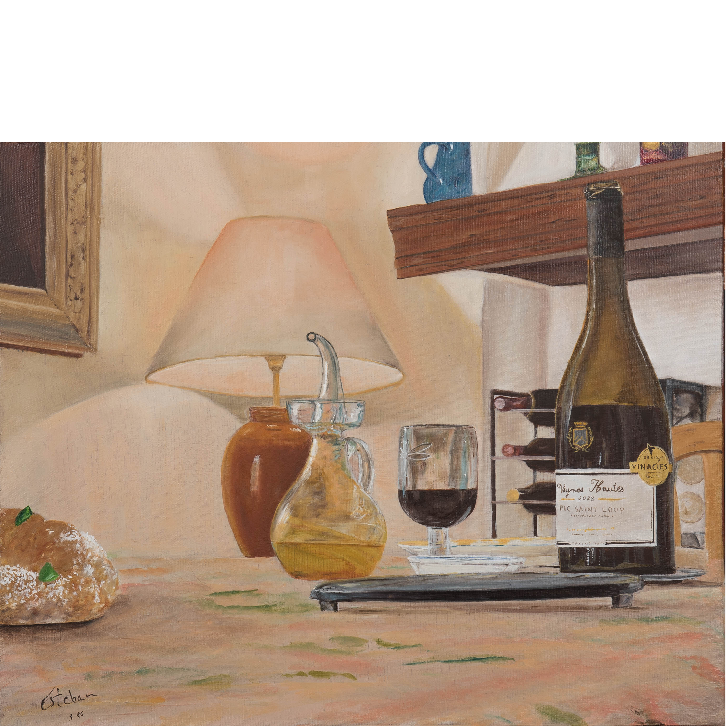 Un dimache au mas 46 x 38 cm.png