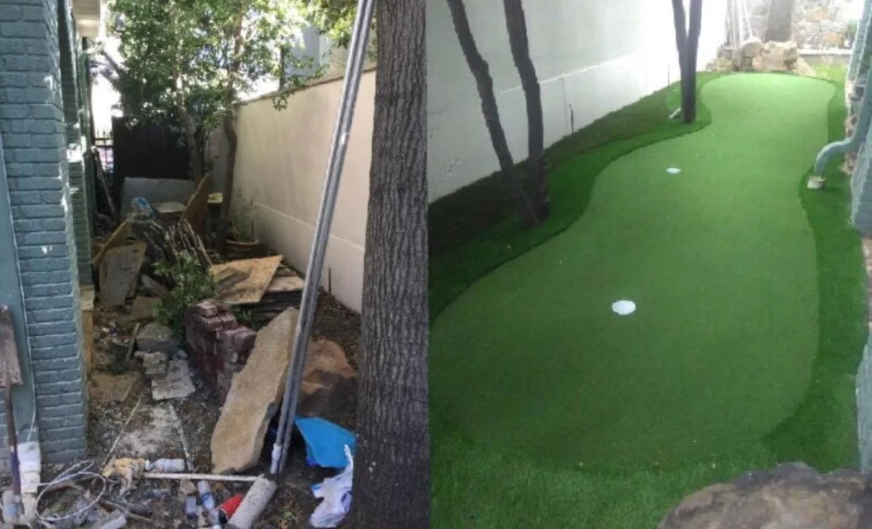 backyard putting greens Frisco texas