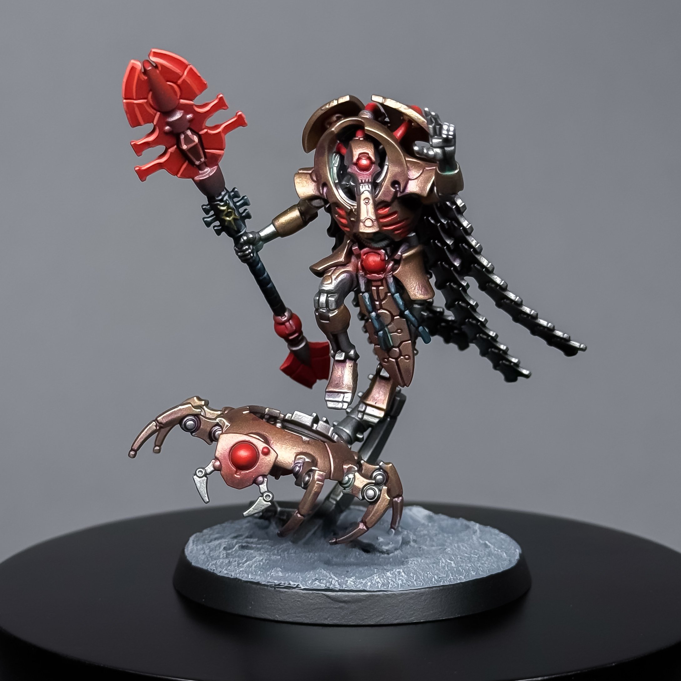 Technomancien, Necrons, necrons 40k, tabletop, osl,, commande de peinture, commission, falcon miniatures, warhammer 40 000, warhammer 40k, warhammer