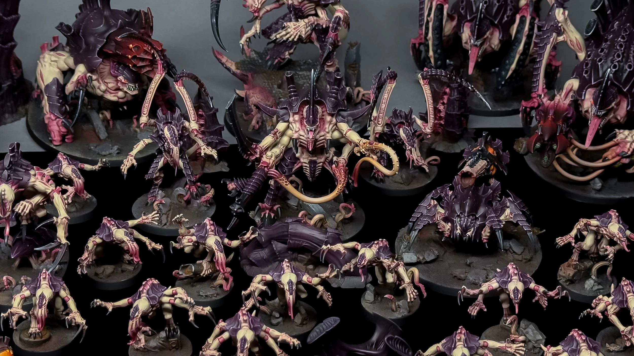 Armée Tyranide - Tabletop+,Leviathan, Tyranide, warhammer 40k, warhammer, falcon miniatures, commission,