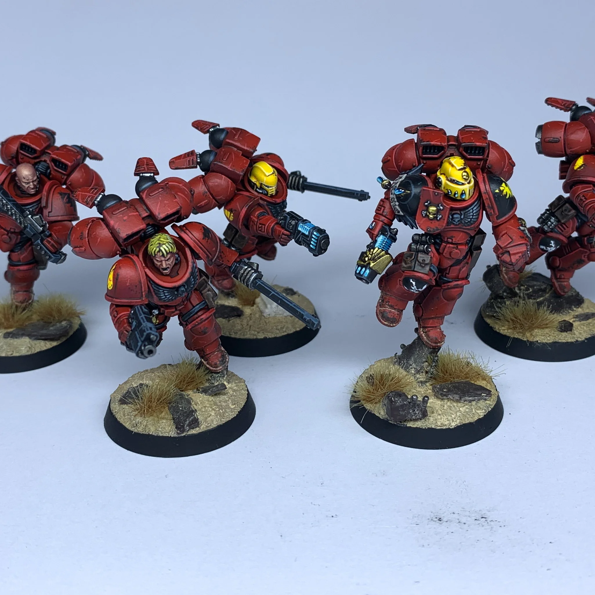 escouade intercessor à jump pack blood angels tabletop+ warhammer 40000 warhammer 40k commission