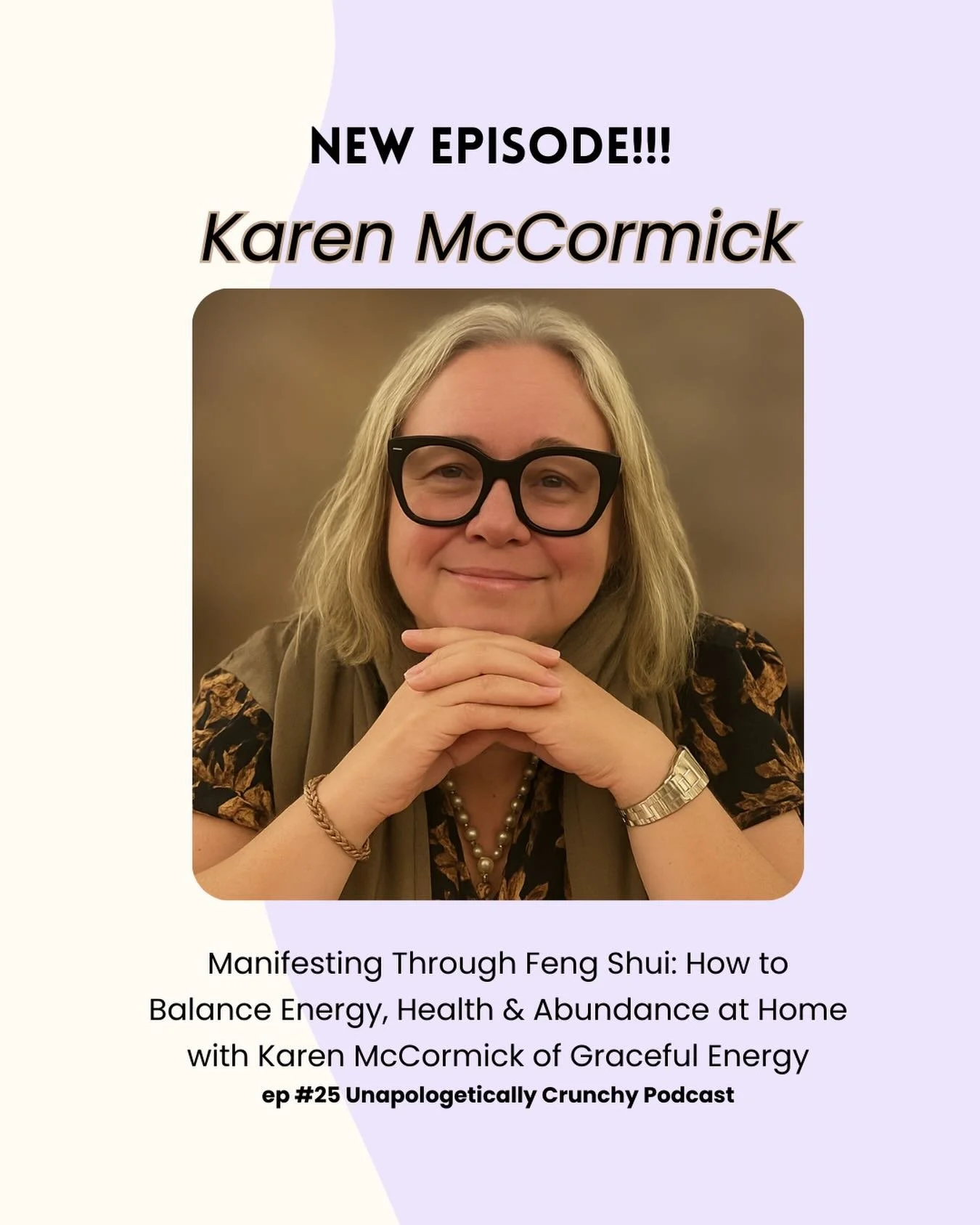 🏠 what if your home was quietly blocking abundance?

🏠 in this episode, we explore manifesting through Feng Shui; how to balance energy, health and abundance at home through simple, intentional shifts in your environment with Karen McCormick of Gra