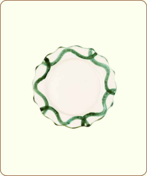 Assiette Denise à table