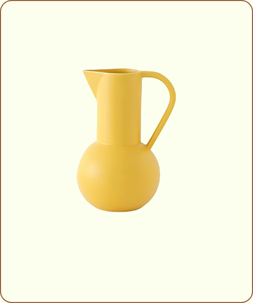 Pichet jaune La Trésorerie