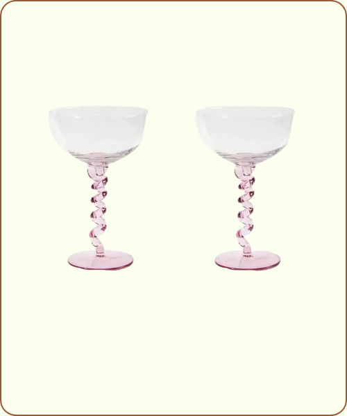 Coupes à champagne vintage