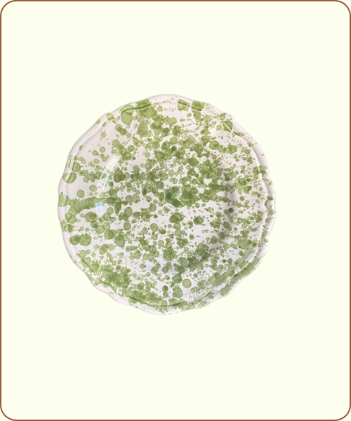 Assiette céramique Matcha