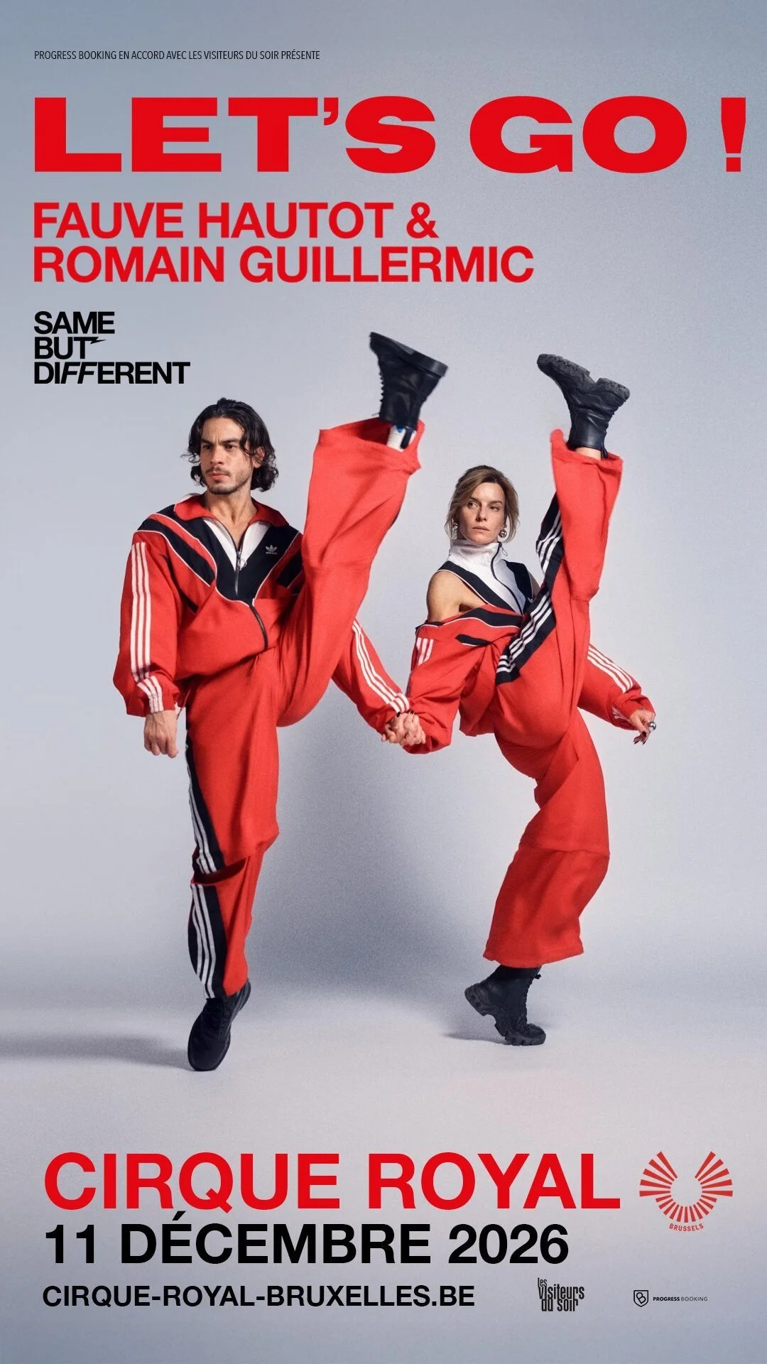 LET’S GO ! · Quand la danse rencontre l’énergie et la création. Un spectacle signé Fauve Hautot &amp; Romain Guillermic · Cirque Royal · Bruxelles · 11 décembre 2026