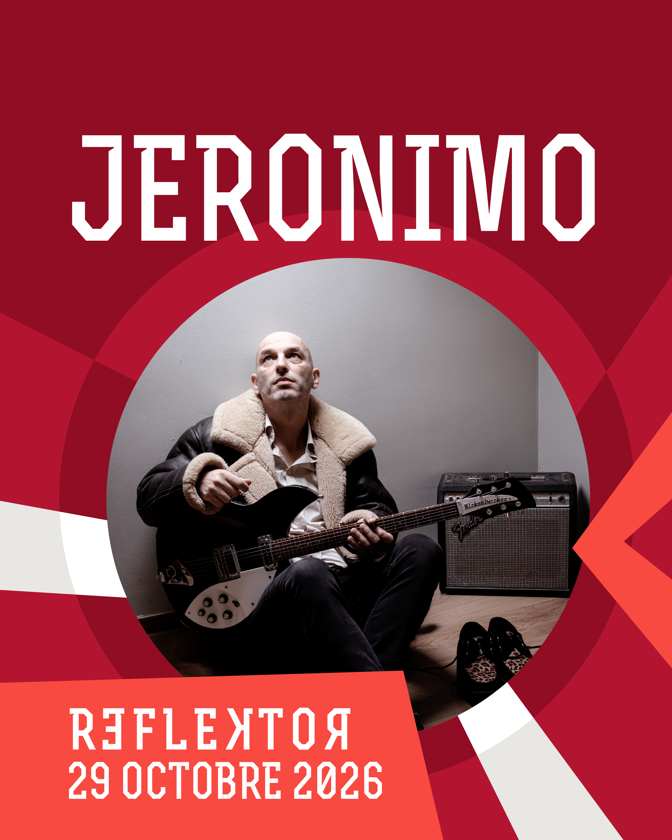 Jéronimo, La difficulté des rêves en éclats de guitares · Reflektor, Liège, 29 octobre 2026